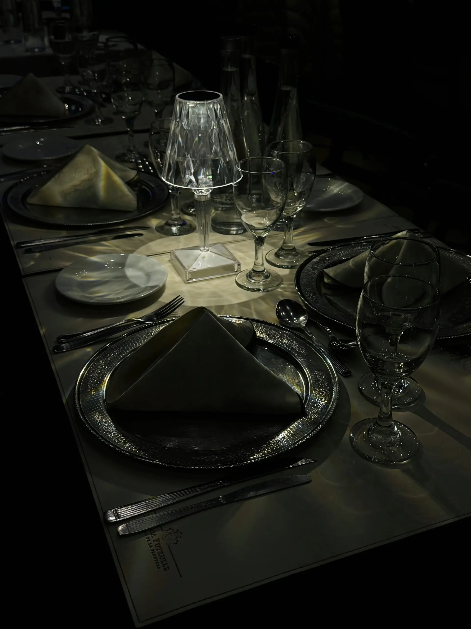 Moody interior lighting