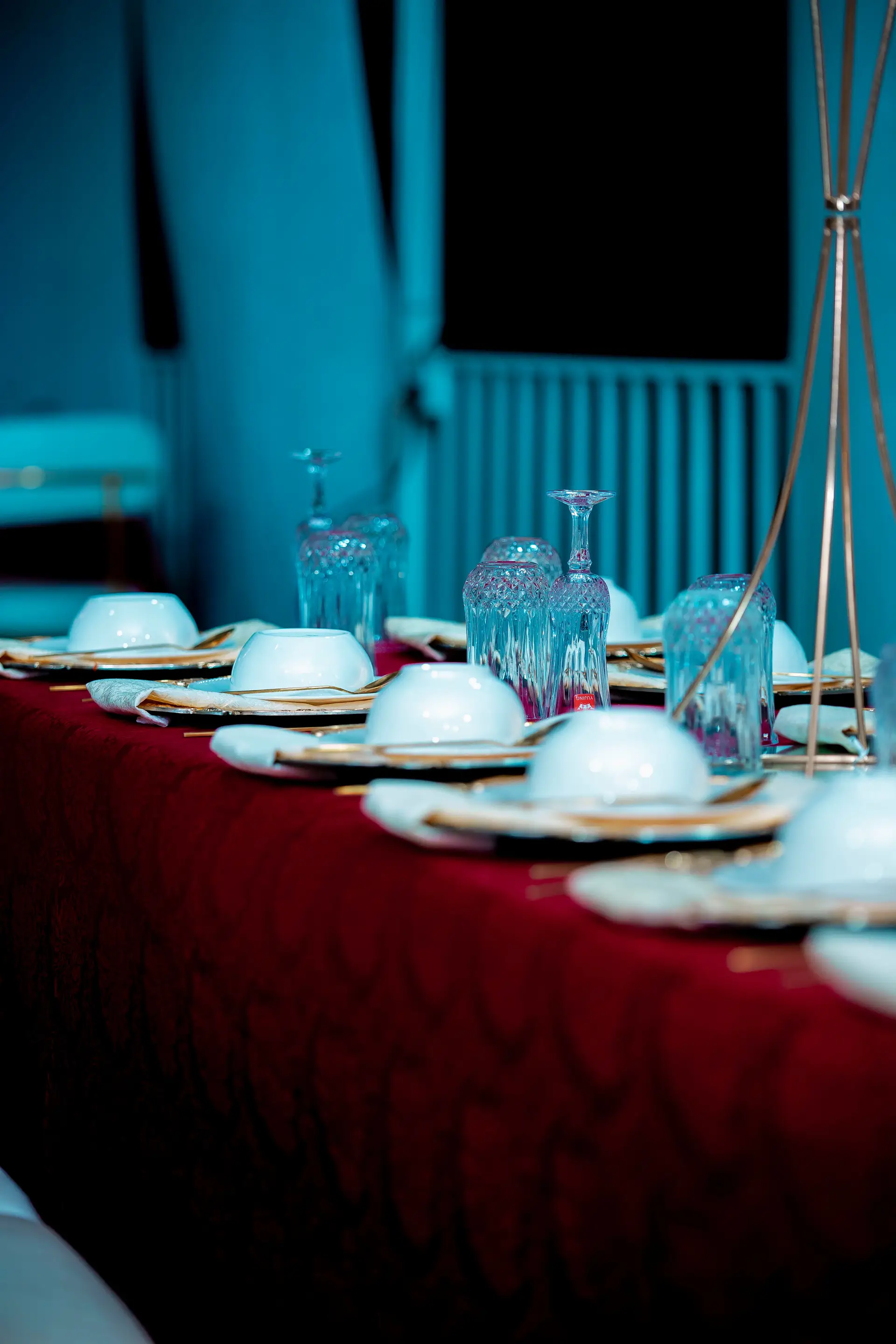 Elegant banquet setup