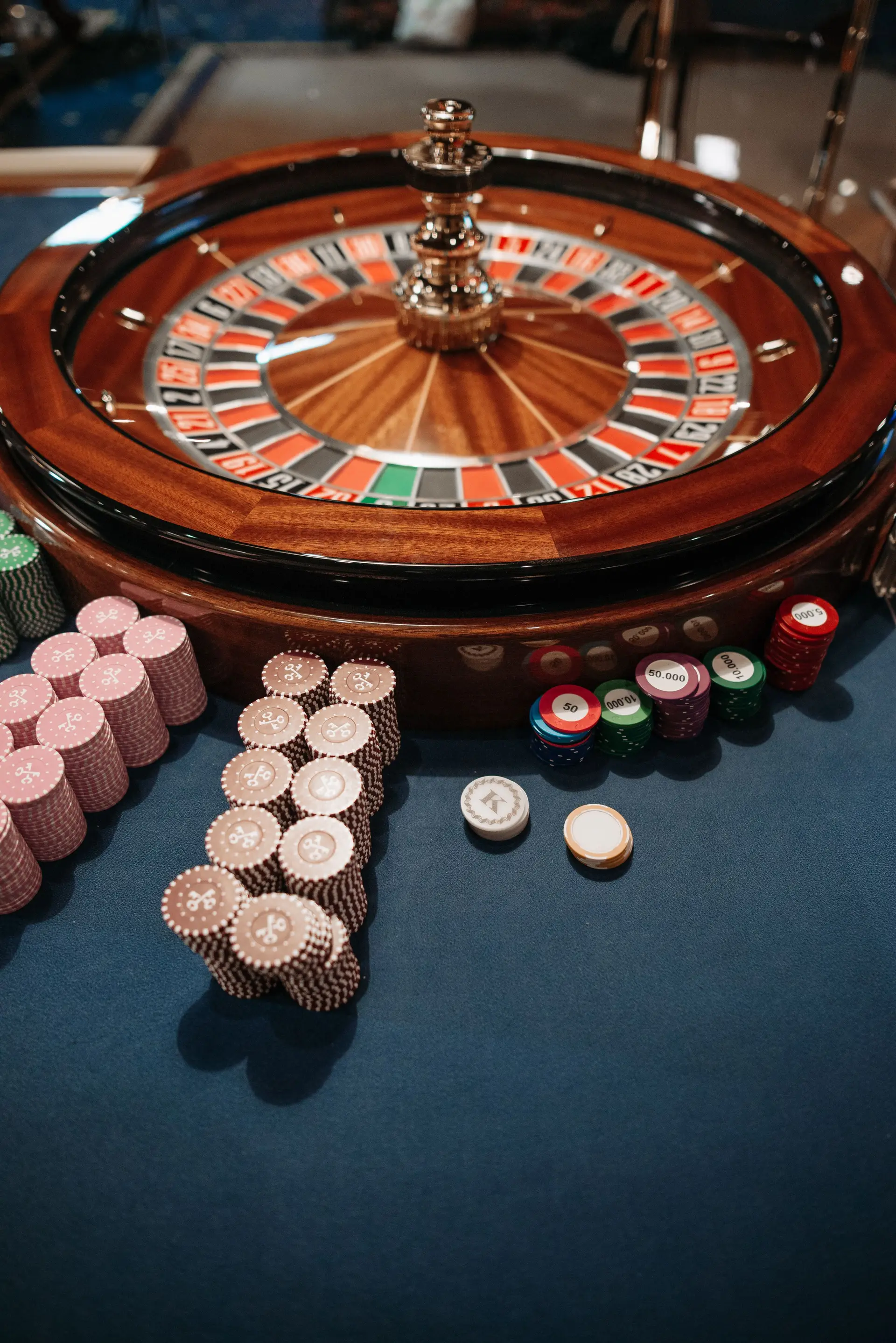 Premium casino floor atmosphere