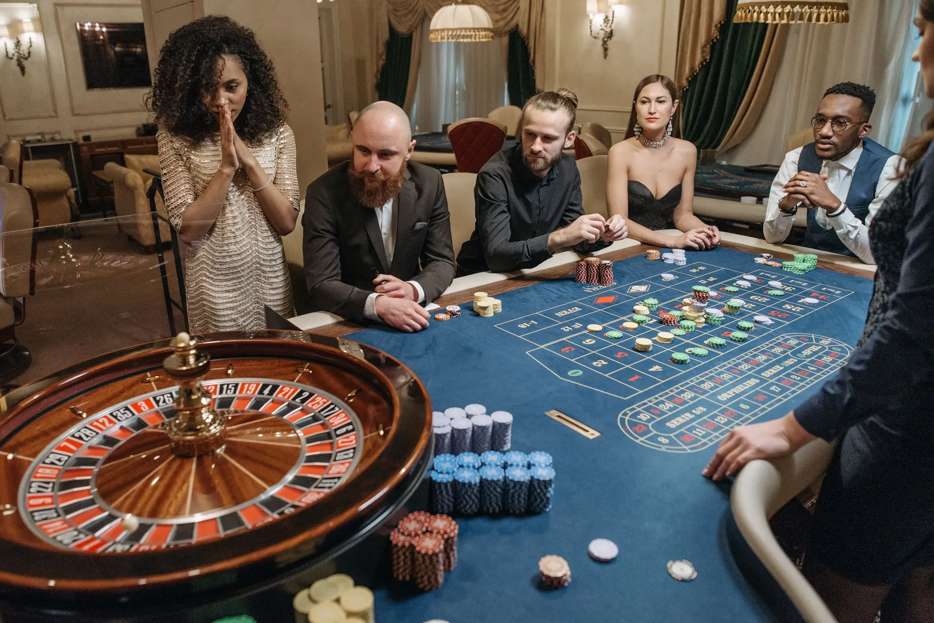 Excitement on the casino floor